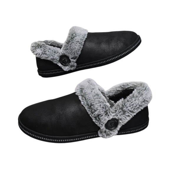 Skechers Cozy Campfire Womens Size 8.5 Shoes Slippers Indoor Outdoor Black - Picture 5 of 11